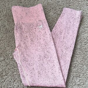 Gymshark Pink Patterned Leggings